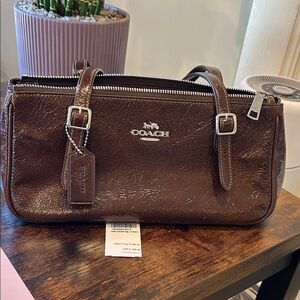 Coach Glazed Maple Asher Bag